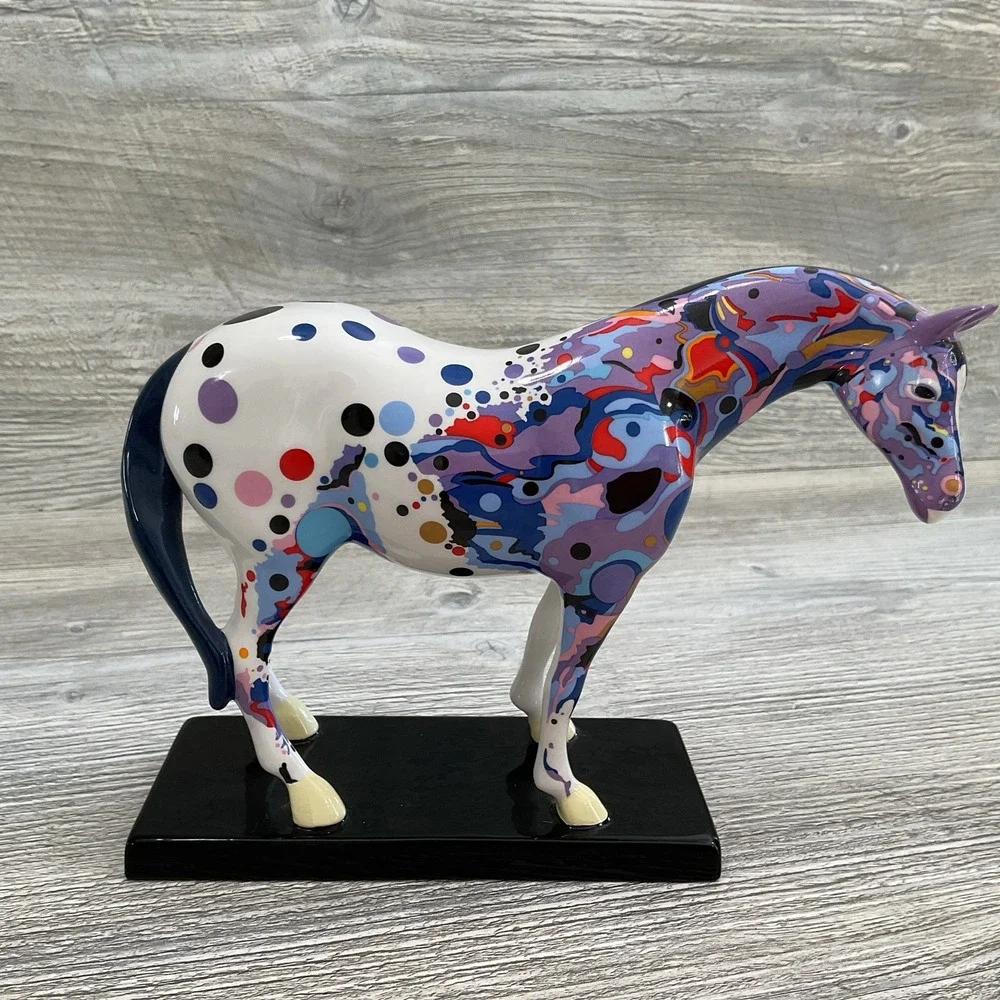 Trail of Painted Ponies Mosaic Appaloosa Pony 1E/6080 w/ Box 2003